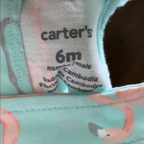 [Carter’s] flamingo one piece. Has never been worn - Picture 2 of 2